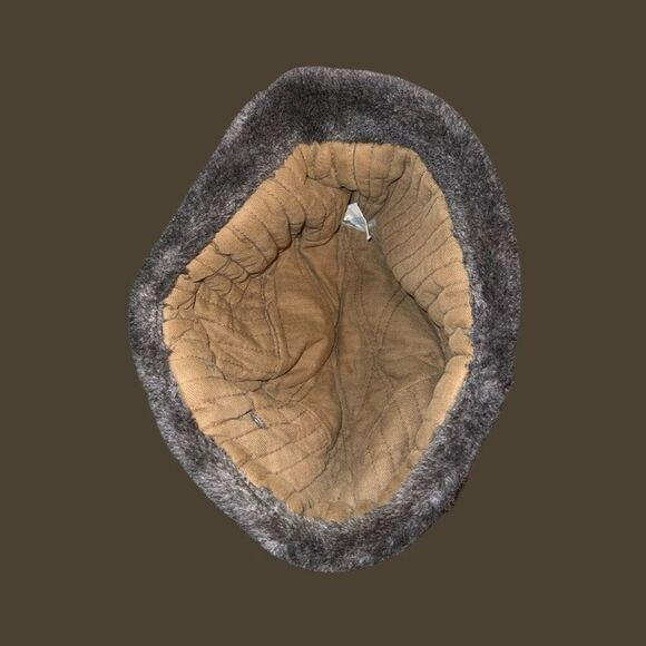 Vintage Aviator Style KARA Winter Hat in Army Green Trapper Hat - Picture 7 of 10